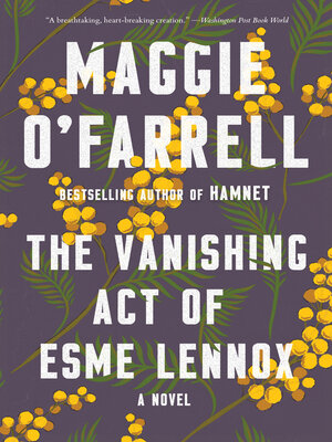 cover image of The Vanishing Act of Esme Lennox